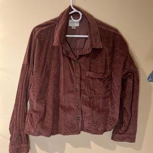 American Eagle Corduroy Button Up